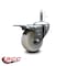 Service Caster 3'' Nylon Wheel Swivel 7/16'' Grip Ring Stem Caster Total Lock Brake SCC-GRTTL20S314-NYS-716138 - alternate 4